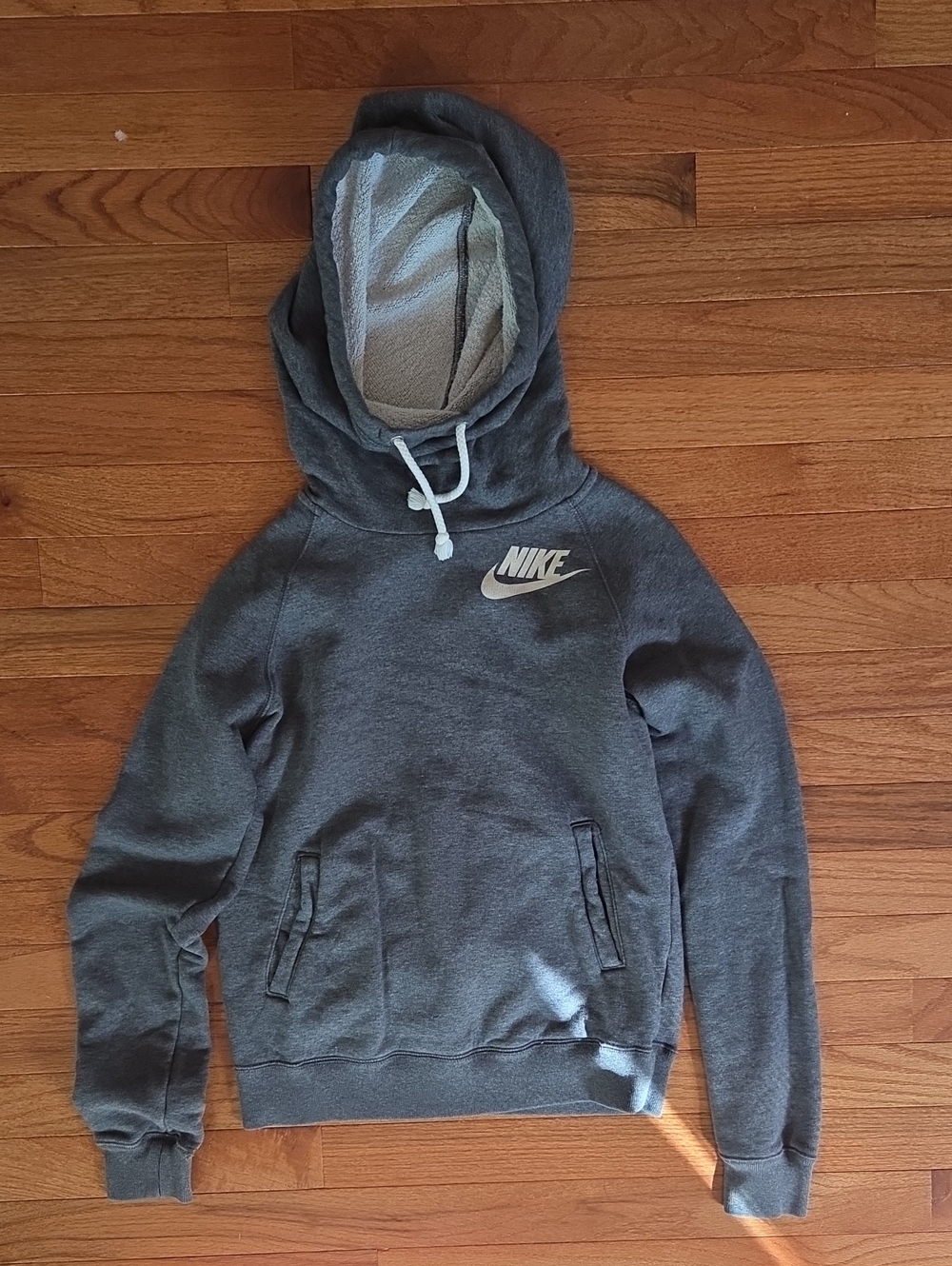 Nike Gray Cowl Neck Hoodie